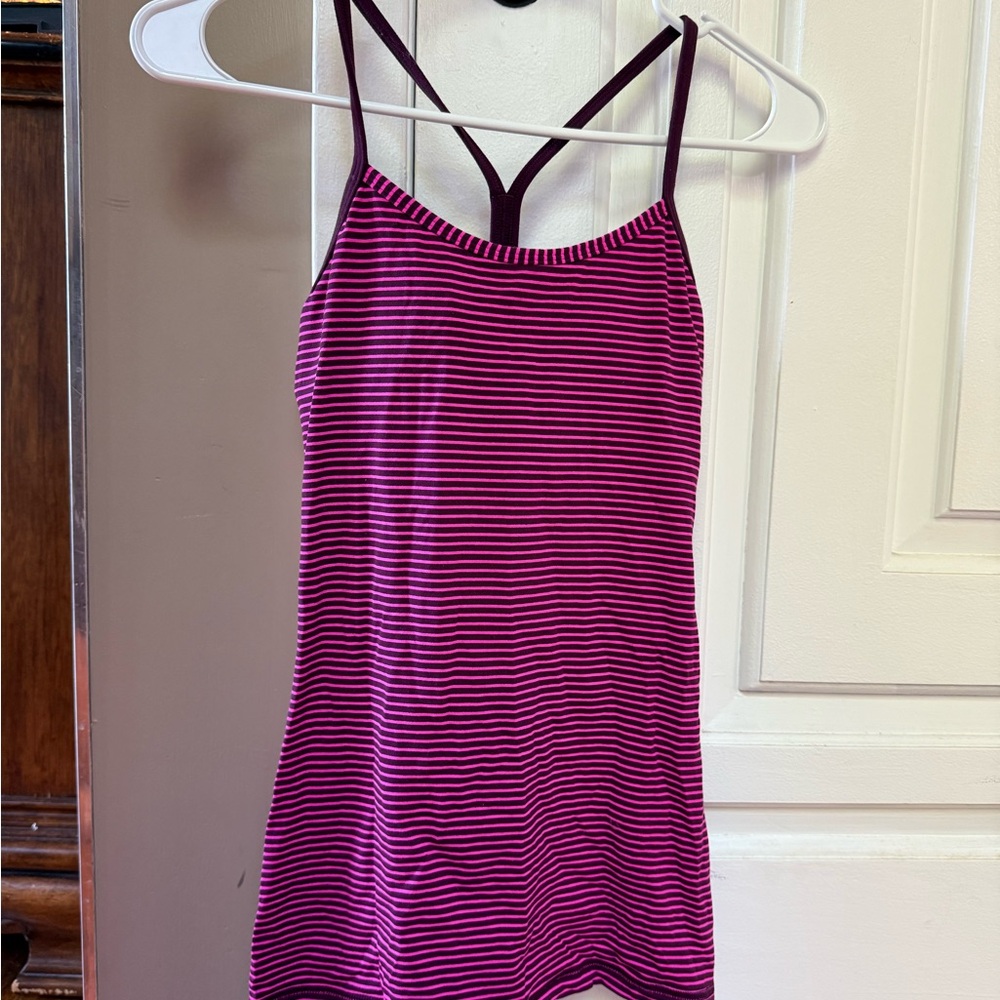 Striped Lululemon Tank Top Size 4/6